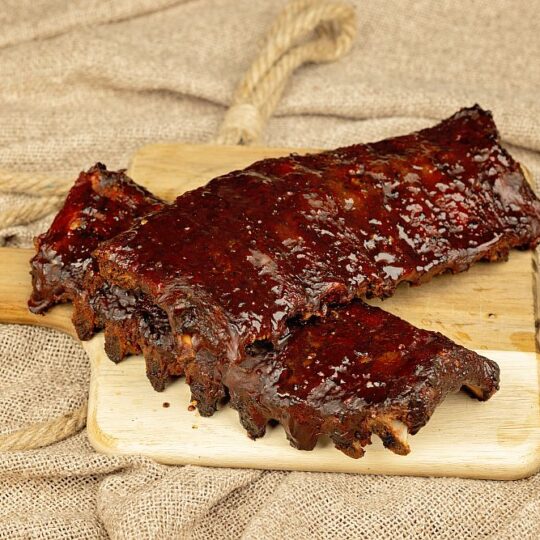 Scăriță de porc glazurată la smoker