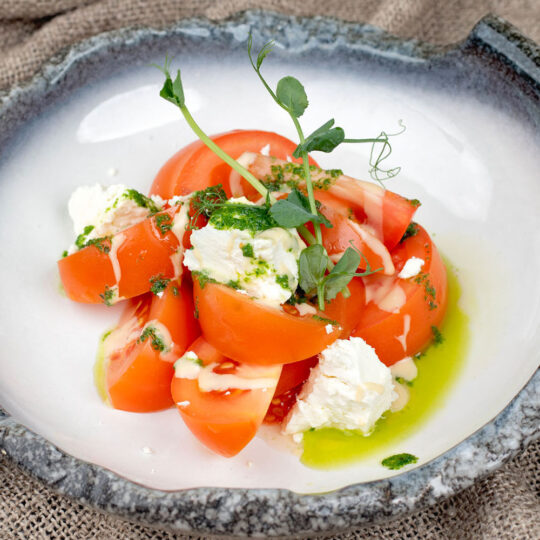 Salată de roșii cu telemea